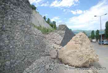 Quatre voitures endommagées par un éboulement à Saint-Martin-du-Var