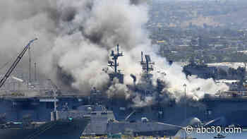 Sailor charged in connection to 2020 fire that destroyed $1 billion Navy ship in San Diego