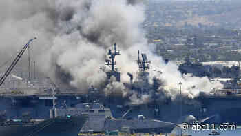 Sailor charged in connection to 2020 fire that destroyed $1 billion Navy ship in San Diego