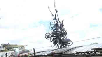 Drijvende kunst van Tinguely in het Asiadok (Antwerpen) - Gazet van Antwerpen Mobile - Gazet van Antwerpen