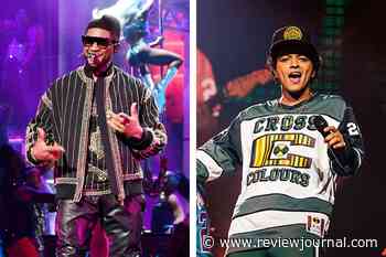 Usher, Bruno Mars will play to masked fans - Las Vegas Review-Journal