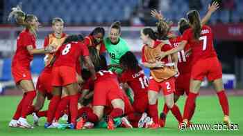 Dramatic penalty kicks send Canada's women's soccer team to Olympic semifinals
