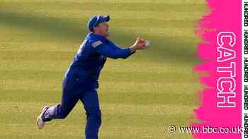 The Hundred - London Spirit v Trent Rockets: Eoin Morgan takes tricky catch to remove Lewis Gregory