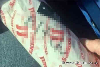 Fuming woman complains after her fast food order comes emblazoned with an insult – but is mortified by her... - The Sun