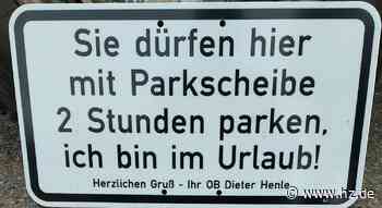 Giengener Innenstadt: Auf OB Henles Stellplatz in Giengen kann geparkt werden - Heidenheimer Zeitung