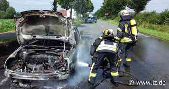 Auto brennt in Heipke komplett aus | Lokale Nachrichten aus Leopoldshöhe - Lippische Landes-Zeitung