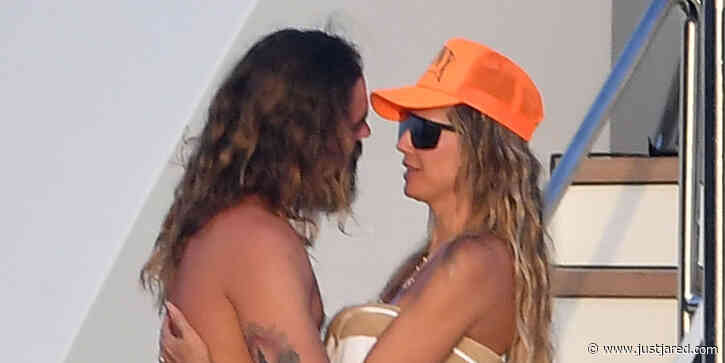 Heidi Klum & Husband Tom Kaulitz Put Their Love on Display On A Yacht in Italy