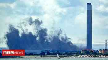 Fawley Power Station: Third demolition blast carried out