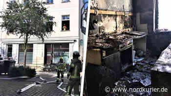 ▶ Küche in Neustrelitz komplett ausgebrannt - Nordkurier