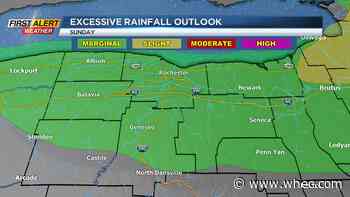 Yellow Alert issued for Sunday afternoon