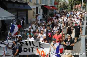 Aux cris de "liberté", les manifestants anti pass sanitaire de retour dans les rues de Nice
