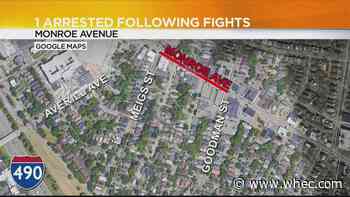 1 arrested after large fight on Monroe Avenue