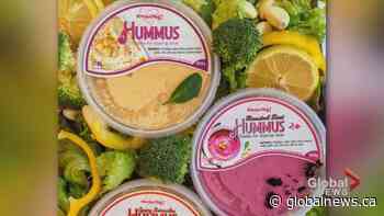 Healthy snacks using Calgary company’s hummus