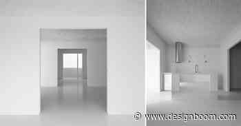 hanghar negates architecture in bare, abstract house responding to social standards - Designboom