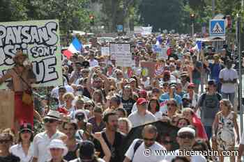Nouvelle mobilisation contre le pass sanitaire, une foule hétéroclite dans les rues de Nice