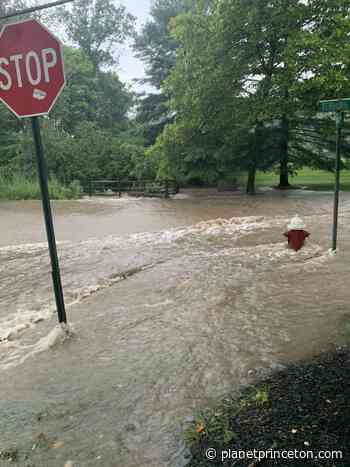 Storm floods numerous roads in Princeton area (update 11:45 am Friday) - - Planet Princeton