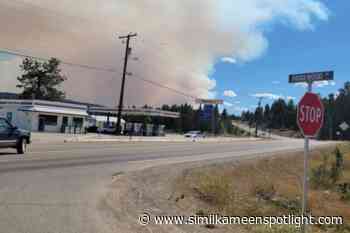 Garrison Lake wildfire grows, becoming more visible - Similkameen Spotlight