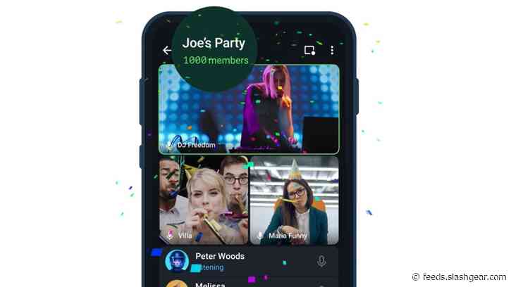 Telegram’s latest massive update includes 1,000-viewer group video calls