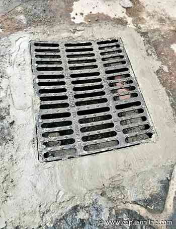 Capua. Installazione delle caditoie nuove - Capuaonline.com