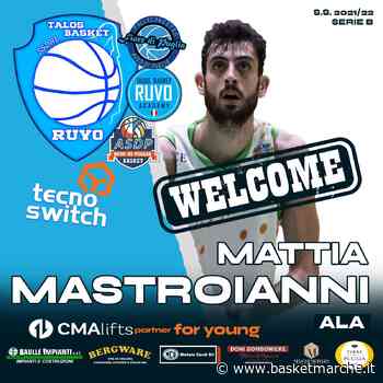 Ufficiale, la Talos Ruvo di Puglia firma l'ala Mattia Mastroianni - Serie B - Basketmarche.it