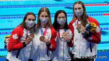 Toronto's Penny Oleksiak makes history as Canada swims to bronze in medley relay - CP24 Toronto's Breaking News