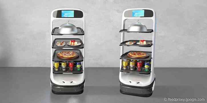 A talking robot is serving restaurant customers in California because the manager can't find enough workers during the labor shortage