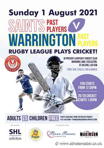 Past Saints and Warrington rugby league players in cricket clash - St Helens Star