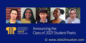 Houston teen among 5 high school students named National Student Poets - KPRC Click2Houston