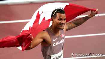 Markham's Andre De Grasse wins bronze in men's 100 - CP24 Toronto's Breaking News