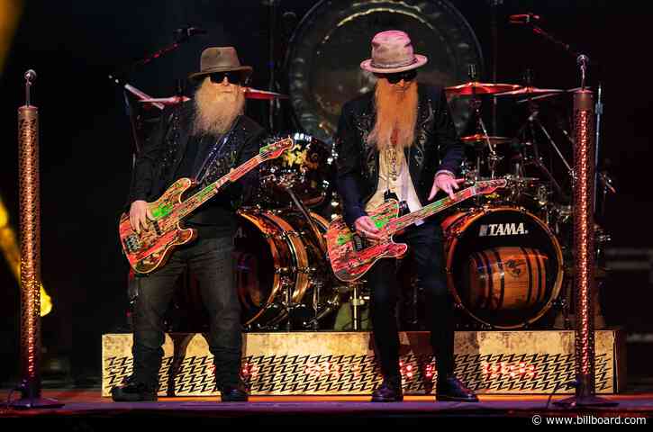 ZZ Top Plays First Concert Following the Death of Longtime Bassist Dusty Hill