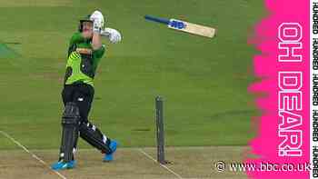 The Hundred - London Spirit v Southern Brave: Chris Wood drops chance after Alex Davies loses bat