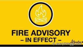 Fire advisories in place for Grande Prairie, Peace River Forest Areas - EverythingGP
