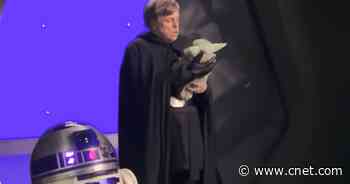 See Mark Hamill as Luke Skywalker on set of The Mandalorian     - CNET