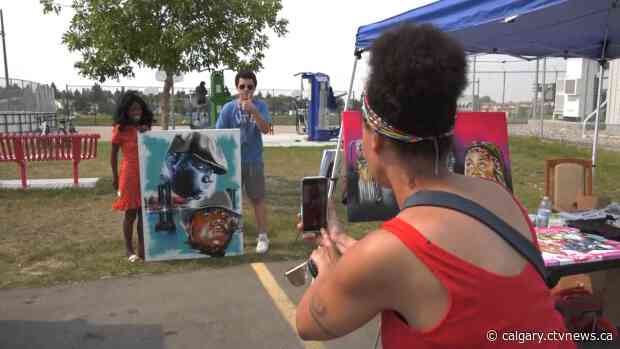 'We are out here celebrating': Calgarians mark Emancipation Day