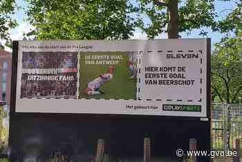 Antwerpfans maken zich vrolijk over reclame die 'lacht' met Beerschot - Gazet van Antwerpen