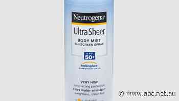 Neutrogena recalls sunscreen after benzene detected in batches