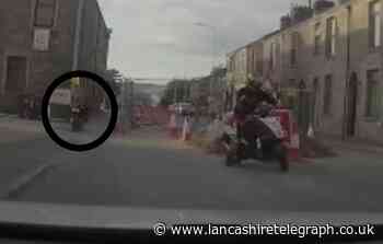 Ribble Valley motorcyclist caught by police camera driving on pavement