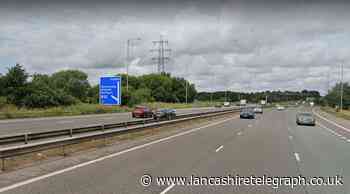 Police stop traffic on M6 as pedestrian seen crossing busy carriageways
