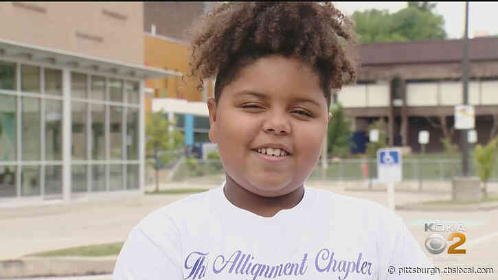 8-Year-Old Boy Spreading Positivity Makes Stop In Pittsburgh