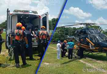 Niña es trasladada de emergencia a Mérida en helicóptero de la SSP - sipse.com