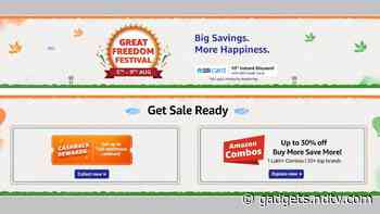Amazon Great Freedom Festival Sale to Bring Interesting Discounts on Mobiles, Electronics, More Starting August 5