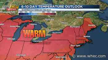 First Alert Weather: Slow day to day warming trend into the weekend