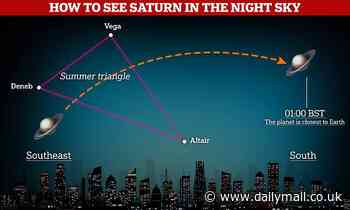Look up tonight! Saturn will reach its closest point to Earth this evening