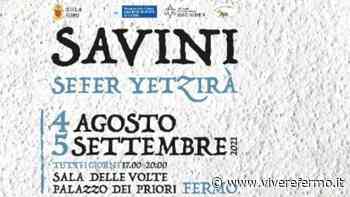 Fermo, "Sefer Yetzirà": mostra del M° Savini sul primo scritto della letteratura ebraica - Vivere Fermo