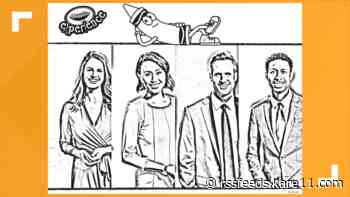 Be the star of your own coloring page, and color the KARE 11 Sunrise team!