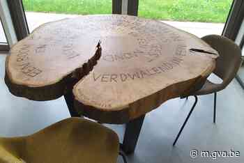Verdwenen beuk leeft verder als tafel in Kruispunt - Gazet van Antwerpen