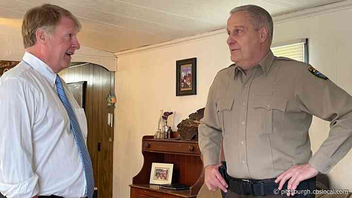 Allegheny County Executive Rich Fitzgerald And His Doppelganger Jeff Daniels Meet