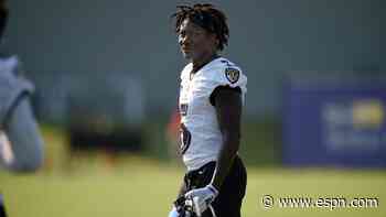 WRs Brown, Bateman latest Ravens to miss time
