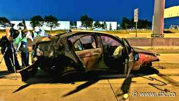 Man critically injured, driver flees the scene after rollover crash on Hwy. 401