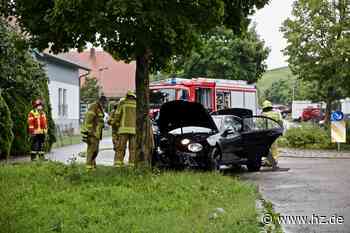 Verfolgung in Giengen: 19-Jähriger verursacht 17.000 Euro Schaden und flüchtet vor Polizei - Heidenheimer Zeitung